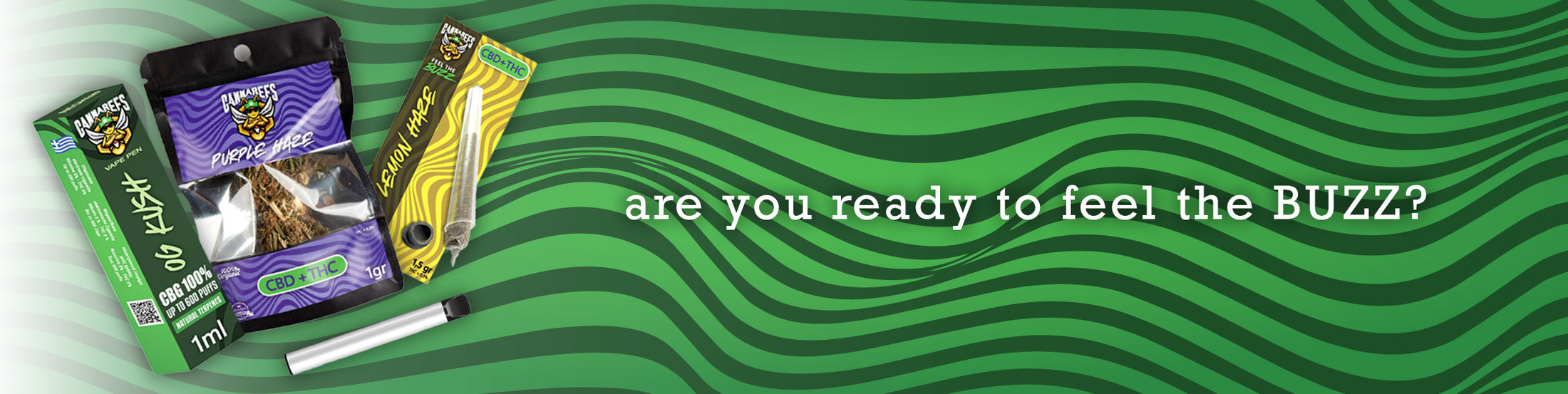 Cannabees homepage banner